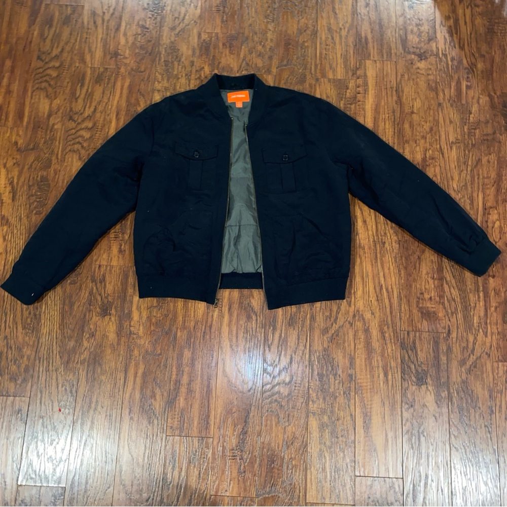 Joe Fresh Mens Black Bomber Jacket